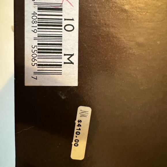 Italian blk leather boots, vintage Anne Klein, gorgeous! size 10 3 in heel - Picture 10 of 10